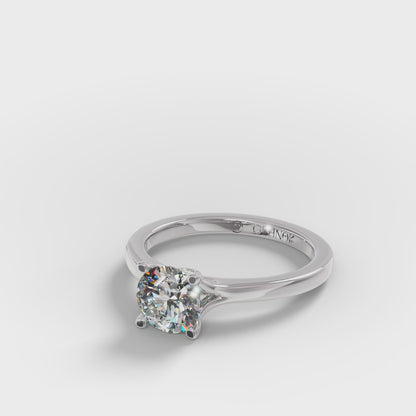 The Classic - Round Brilliant Solitaire Engagement Ring by Gehnok