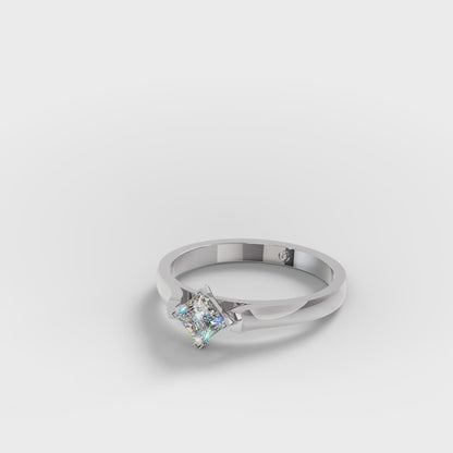 Princess Cut Solitaire Ring