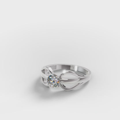 Infinity Solitaire Ring