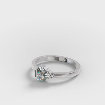 The Trillion - Triangle Diamond Half Bezel Solitaire