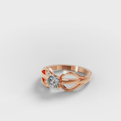 Infinity Solitaire Ring