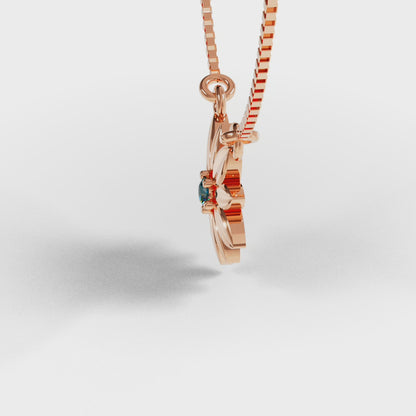 The Daisy - Sculpted Flower Pendant Necklace